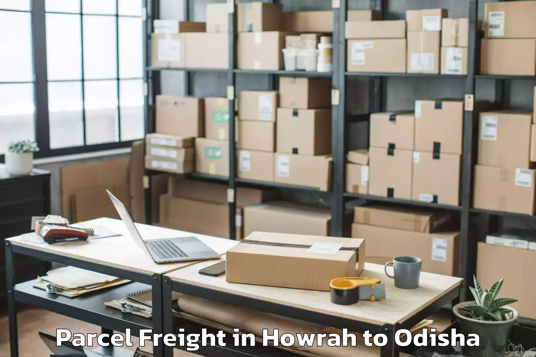 Howrah to Dharamgarh Parcel Freight